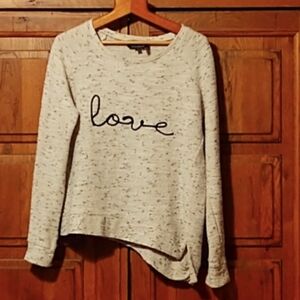 Love Script Sweater By French Kyss, Small